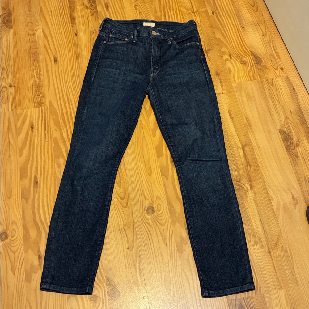 MOTHER Dark Blue Women's Jeans